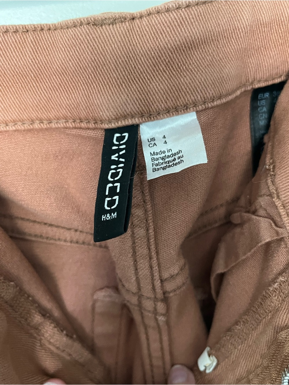 H&M Rust/Tan Utility Pants - Picture 3 of 5